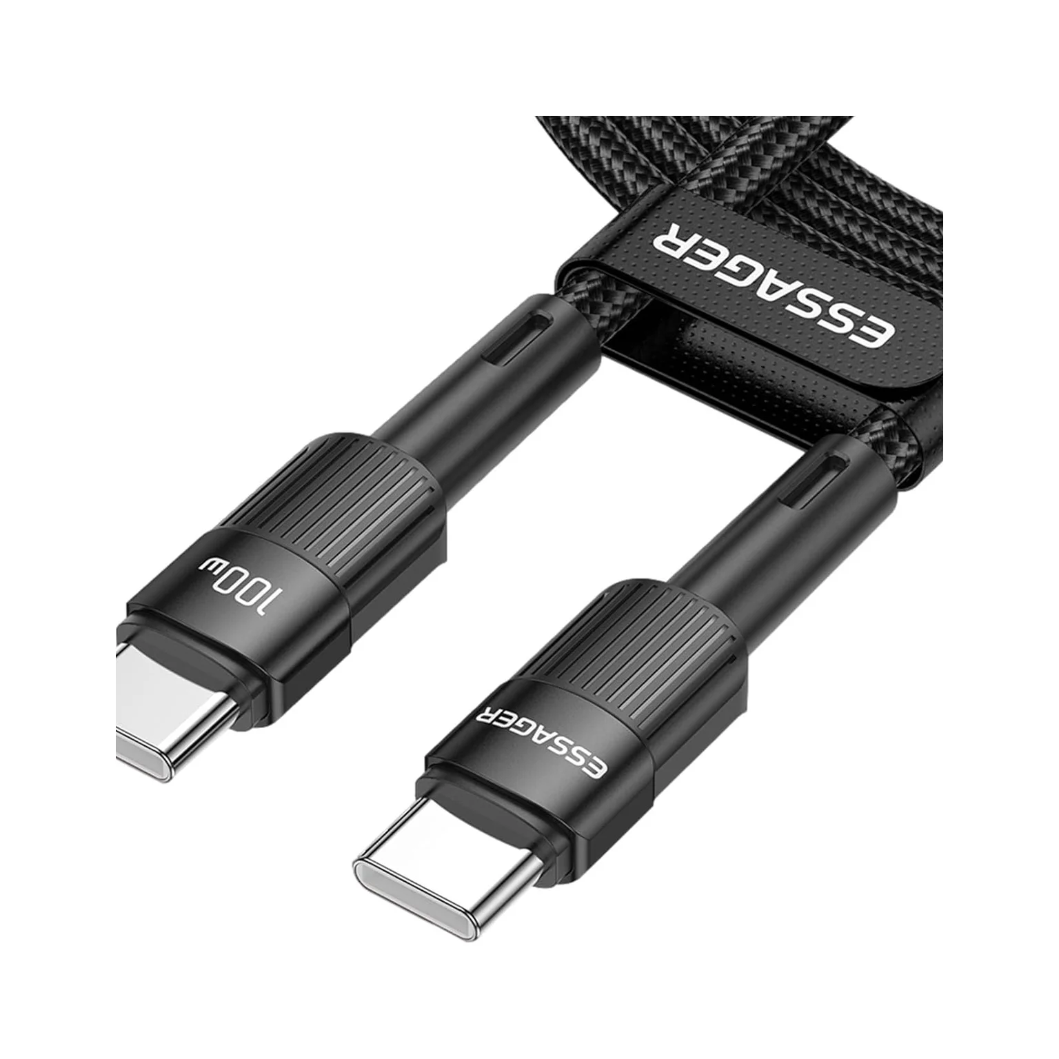 Essager EXCTT1-XC01 Câble USB-C Tressé 100W PD 5A 1m - Arsenal HANTKO